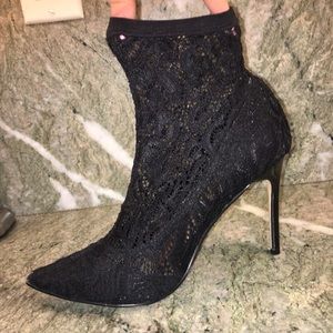 Lace booties
